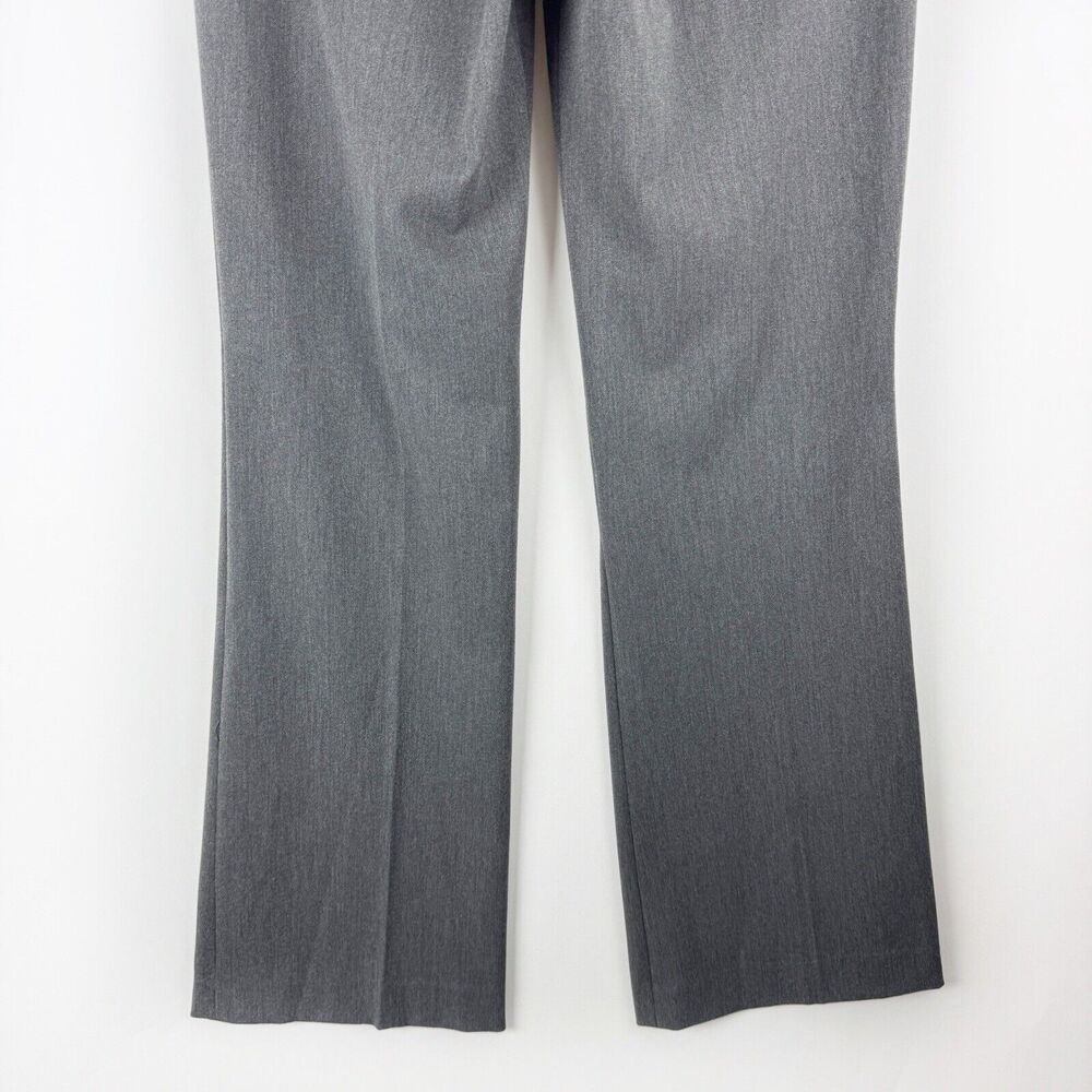 Express Editor Women's Gray Low Rise Flare Leg Dr… - image 7